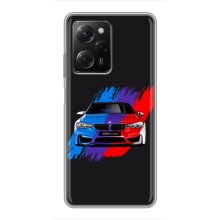 Чехол BMW для Поко Х5 Про – Цветная БМВ