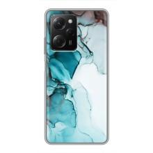 Чохол для Сяомі POCO X5 Pro (5G) - з принтом (Дизайнерські) (AlphaPrint) (Бірюзовий мрамор)