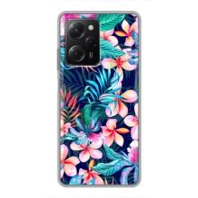 Чохол для Сяомі POCO X5 Pro (5G) - з принтом (Дизайнерські) (AlphaPrint) (Мальовничі квіти)