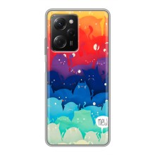 Чохол на Сяомі POCO X5 Pro (5G) з Котиками (VPrint) (Mew)