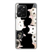 Чохол на Сяомі POCO X5 Pro (5G) з Котиками (VPrint) (Погляд котиків)