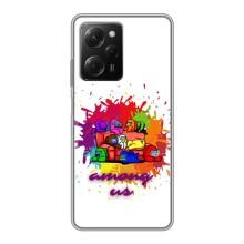 Чохли Амонг Ас для Xiaomi POCO X5 Pro (5G) (AlphaPrint) (Яскравий АмонгАс)