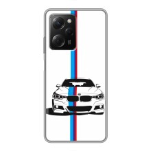 Чохол для Сяомі POCO X5 Pro (5G) - з принтом БМВ (AlphaPrint) (Машина БМВ)
