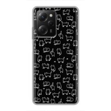 Чохол з принтом для Xiaomi POCO X5 Pro (5G) (AlphaPrint) Модні коти (Маленькі котики)