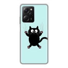 Чохол з принтом для Xiaomi POCO X5 Pro (5G) (AlphaPrint) Модні коти (Падаючий кіт)