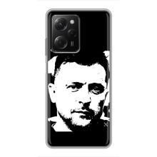 Чехол для Xiaomi POCO X5 Pro (5G) (AlphaPrint - с принтом Зеленского) – Зеленский АРТ