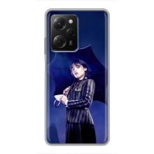 Чохли Венсдей на Xiaomi POCO X5 Pro (5G) Уенсдей (AlphaPrint) (Венздей з парасолькою)