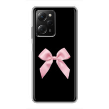 Чехол банты для Xiaomi POCO X5 Pro (5G) – Бант на черном