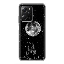 Чохол з малюнком кіт на Xiaomi POCO X5 Pro (5G) (Дівчина з котом)