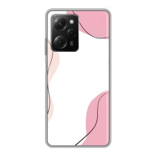 Чехол цветочный дизайн для Xiaomi POCO X5 Pro (5G) – Розовый фон