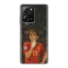 Чехол с футболистом Ламин Ямаль Xiaomi POCO X5 Pro (5G) (Ямаль аниме)