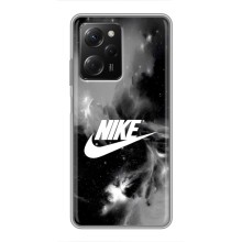 Чехол с логотипом Найк на Xiaomi POCO X5 Pro (5G) (Найк дымчатый)