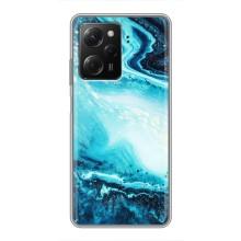 Мраморний чехол на Xiaomi POCO X5 Pro (5G) (VPrint) (Блакитний мрамор)