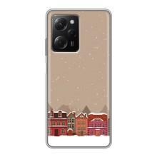 Новорічні, Святкові Чохли для Xiaomi POCO X5 Pro (5G) - 2024 год (Зимове місто)