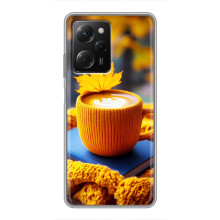 Чехол с уникальным дизайном «Осень с кофе» для Xiaomi POCO X5 Pro (5G) – Кофе с жёлтым