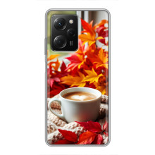Чехол с уникальным дизайном «Осень с кофе» для Xiaomi POCO X5 Pro (5G)