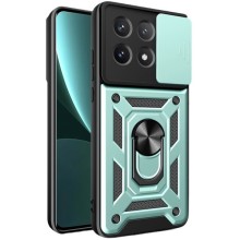 Ударопрочный чехол Camshield Serge Ring для Xiaomi Poco X6 / Note 13 Pro 5G (Зеленый)