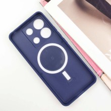 TPU+PC чехол Secret Flower для Xiaomi Poco X6 / Note 13 Pro 5G – Navy Blue