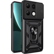 Ударостійкий чохол Camshield Serge Ring для Xiaomi Poco X6 / Note 13 Pro 5G (Чорний)