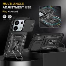 Ударостійкий чохол Camshield Army Ring для Xiaomi Poco X6 / Note 13 Pro 5G – Чорний