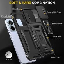 Ударостійкий чохол Camshield Army Ring для Xiaomi Poco X6 / Note 13 Pro 5G – Чорний