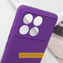 Чохол TPU GETMAN Liquid Silk Full Camera для Xiaomi Poco X6 / Note 13 Pro 5G – Фіолетовий