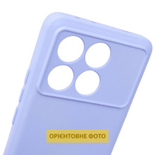 Чохол TPU GETMAN Liquid Silk Full Camera для Xiaomi Poco X6 / Note 13 Pro 5G – Бузковий