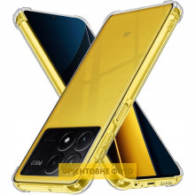 TPU чехол GETMAN Ease logo усиленные углы Full Camera для Xiaomi Poco X6 / Note 13 Pro 5G