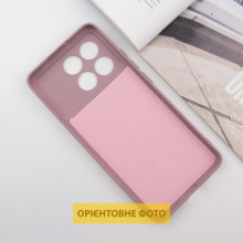 Чехол TPU GETMAN Liquid Silk Full Camera для Xiaomi Poco X6 / Note 13 Pro 5G – Розовый