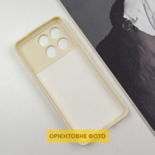 Чехол TPU GETMAN Liquid Silk Full Camera для Xiaomi Poco X6 / Note 13 Pro 5G – Песочный