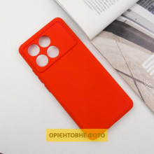 Чехол TPU GETMAN Liquid Silk Full Camera для Xiaomi Poco X6 / Note 13 Pro 5G – Красный