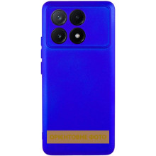 Чехол TPU GETMAN Liquid Silk Full Camera для Xiaomi Poco X6 / Note 13 Pro 5G – Синий