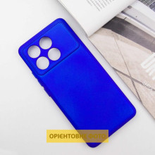 Чехол TPU GETMAN Liquid Silk Full Camera для Xiaomi Poco X6 / Note 13 Pro 5G – Синий