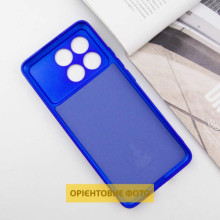 Чехол TPU GETMAN Liquid Silk Full Camera для Xiaomi Poco X6 / Note 13 Pro 5G – Синий
