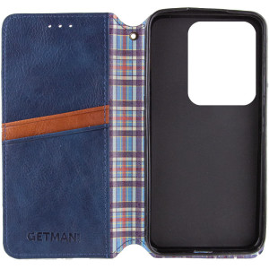 Кожаный чехол-книжка GETMAN Cubic (PU) для Xiaomi Poco X6 / Note 13 Pro 5G