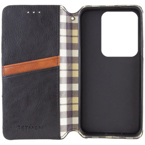 Кожаный чехол-книжка GETMAN Cubic (PU) для Xiaomi Poco X6 / Note 13 Pro 5G