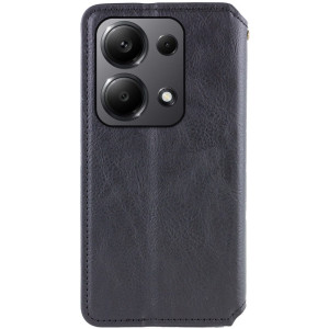 Шкіряний чохол-книжка GETMAN Cubic (PU) для Xiaomi Poco X6 / Note 13 Pro 5G – Чорний