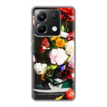 Брендновые Чехлы для Xiaomi POCO X6 5G - (PREMIUMPrint) (Nike цветы)