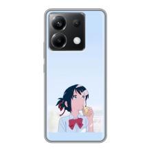 Чехол с персонажами АНИМЕ на Xiaomi POCO X6 5G – Мицуха