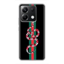 Чехлы Бренд GUCCI для Xiaomi POCO X6 5G – Змей Гуччи
