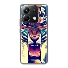 Чехлы с изображением разных животных для Xiaomi POCO X6 5G (Яркий Тигр)