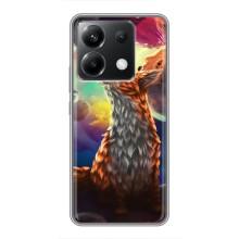 Чехлы с картинкой Лисички для Xiaomi POCO X6 5G (VPrint) – Лисица в космосе