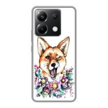Чехлы с картинкой Лисички для Xiaomi POCO X6 5G (VPrint) – Веселая лисичка