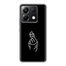 Чехлы (Знак сердечка) на Xiaomi POCO X6 5G – Знак Сердечка