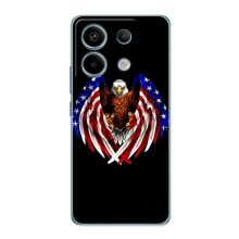 Чехол Флаг USA для Xiaomi POCO X6 5G – Крылья США