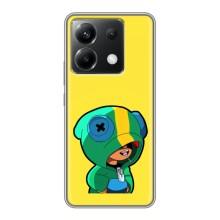 Чехол Бравл Старс для Xiaomi POCO X6 5G – Леон (LEON)