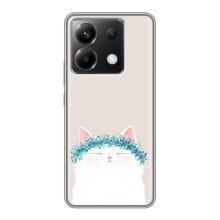 Чехол на тематику: Коты для Xiaomi POCO X6 5G – Белый котик