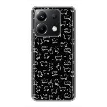 Чехол на тематику: Коты для Xiaomi POCO X6 5G – Котики на черном