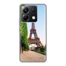 Чехол Эйфелева Башня для Xiaomi POCO X6 5G - (AlphaPrint) (Дорога в Париж)