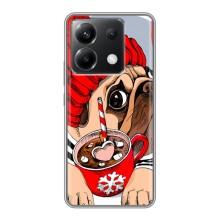 Бампер для Xiaomi POCO X6 5G с картинкой "Песики" (Грустная собака)